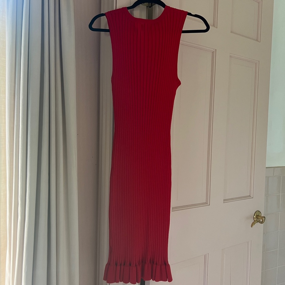 John + Jenn Vibrant Red Midi Dress - Picture 4 of 6